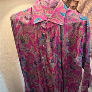 Vibrant Paisley Men's Shirt